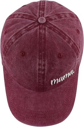 Mama Hat for Women Mommin Wife, Adjustable Mom Gifts Baseball Cap