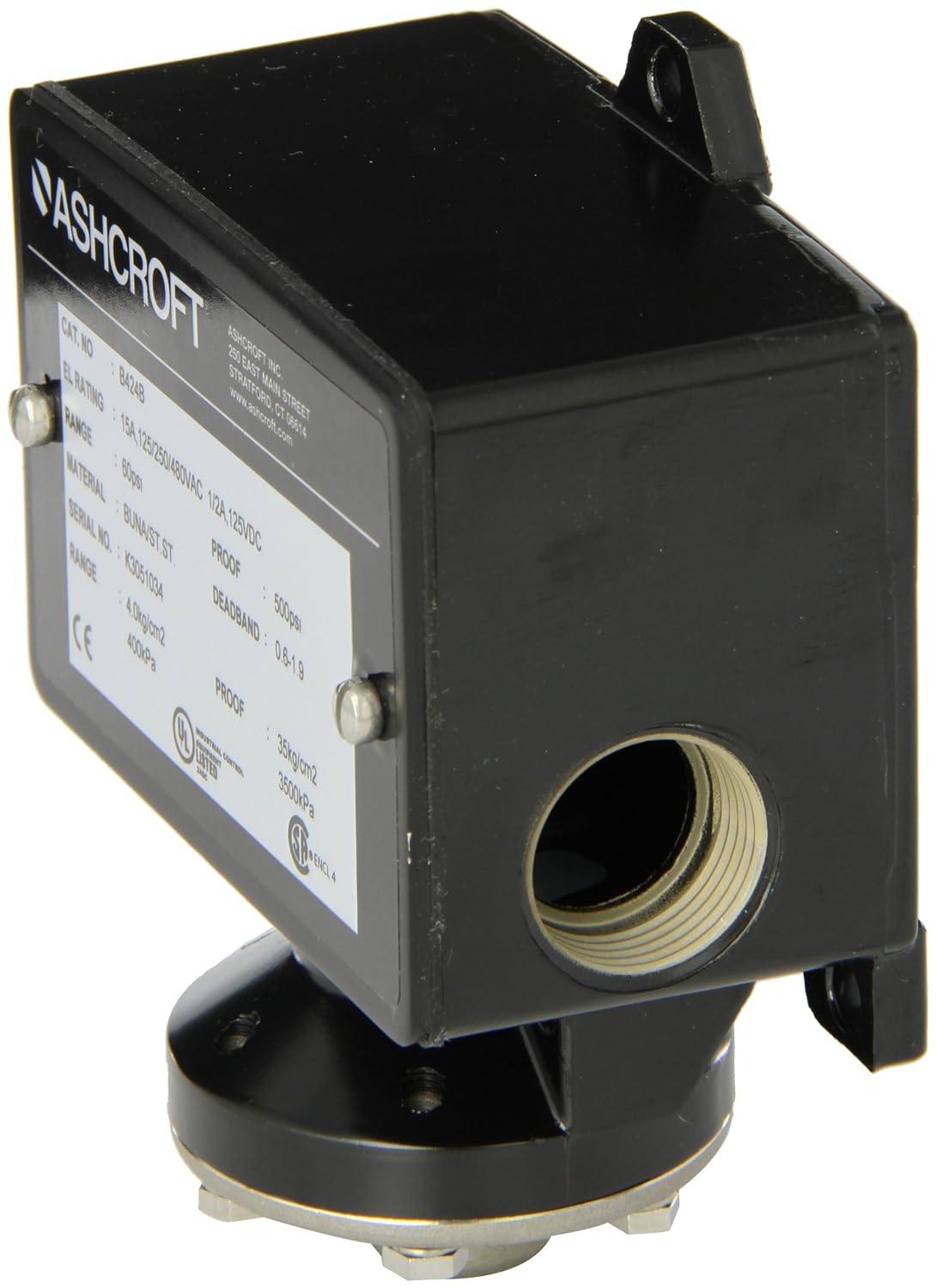 Ashcroft B Series Type 400 Pressure and Differential