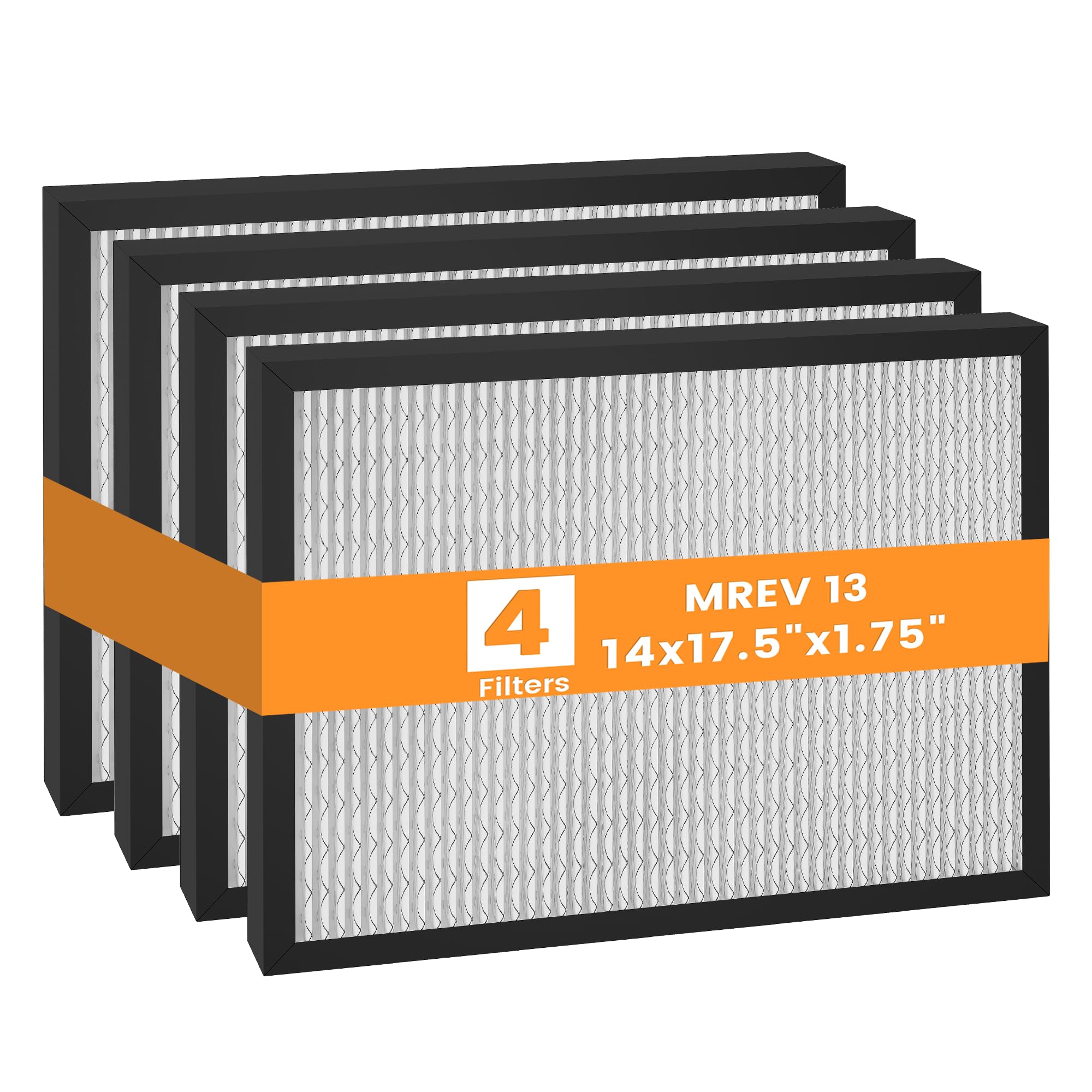 14 x 17.5 x1.75 MERV 13 Replacement Dehumidifier Filter for Santa Fe Advance90, Advance100, Advance120, Honeywell DR90 &amp; DR120 Dehumidifier Models, 4 Packs