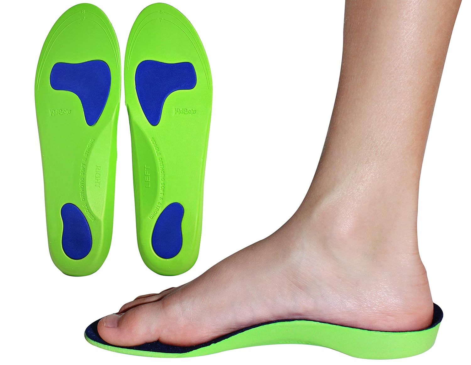 Neon Fix Sport Premium Grade Orthotic Insole Revolutionary Lightweight Soft Sturdy Orthotic Active Children with Flat Feet Who