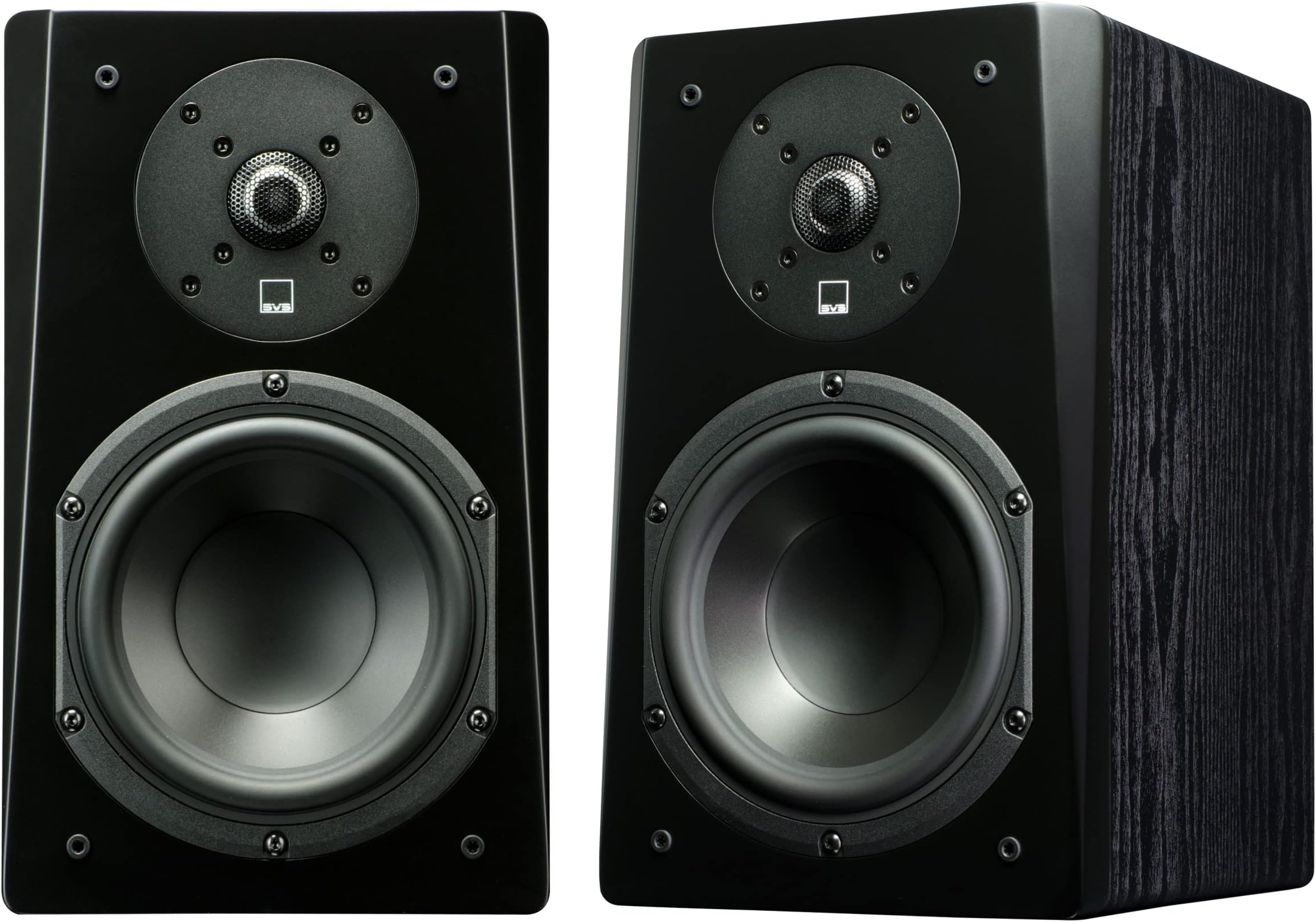 SVS Prime Bookshelf Speaker, Pair - Black Ash (Pack of1)
