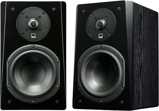 SVS Prime Bookshelf Speaker Pair Premium Black Ash