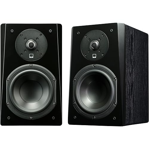 SVS Prime Bookshelf Speakers - Pair (Premium Black Ash)