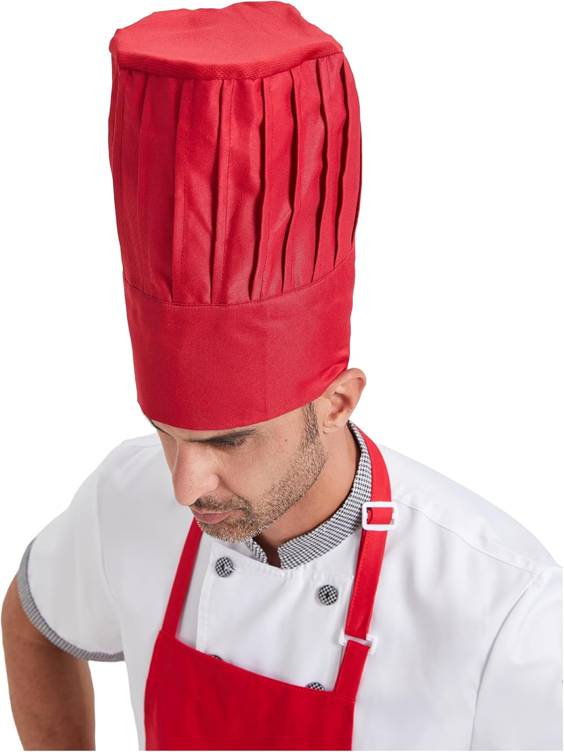 Hyzrz Chef Tall Hat Adjustable Elastic Kitchen Grill BBQ Cooking Chef Cap for Men and Women - Image 8