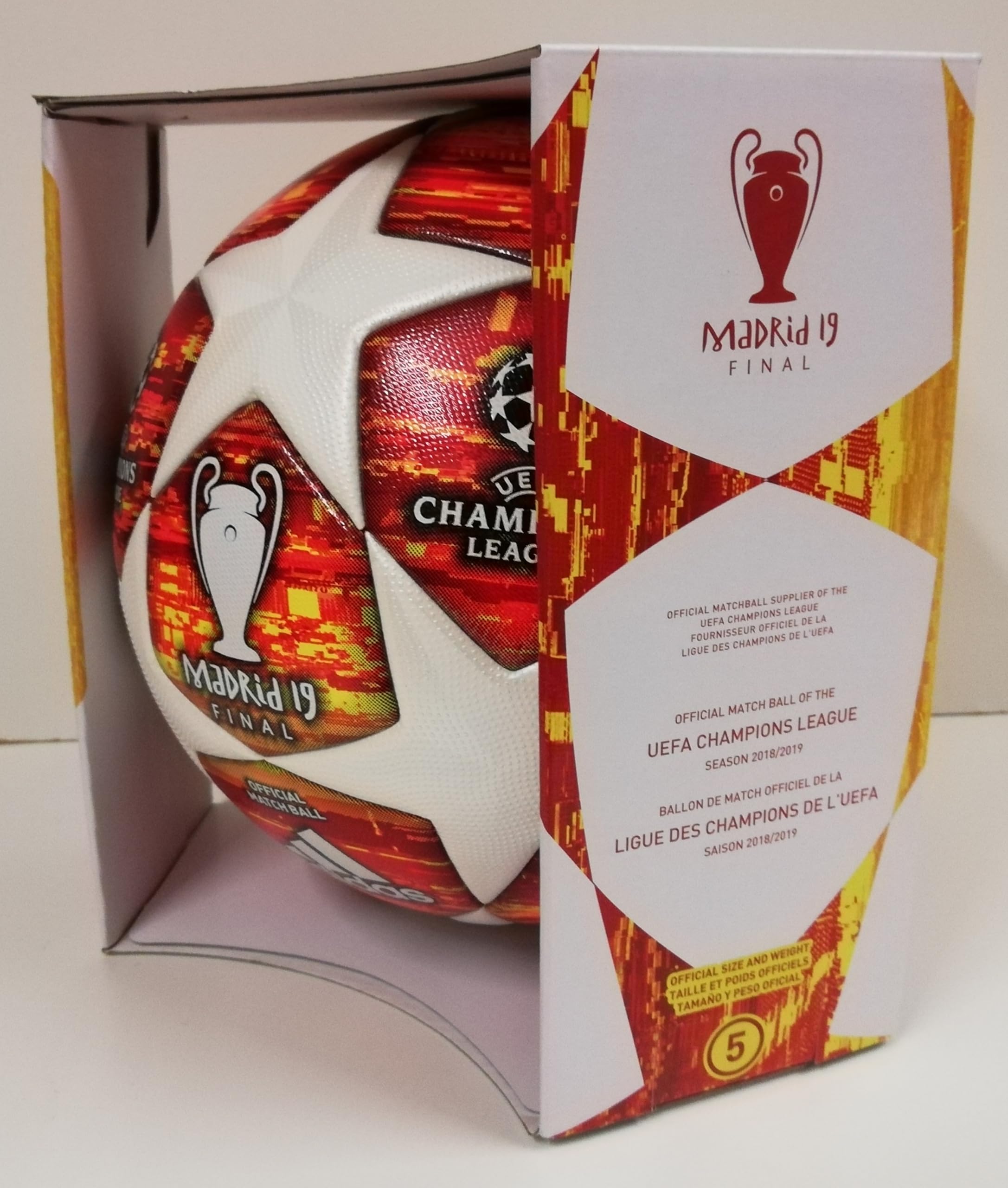 adidas Madrid Final 19 - Balón de fútbol Oficial (5)
