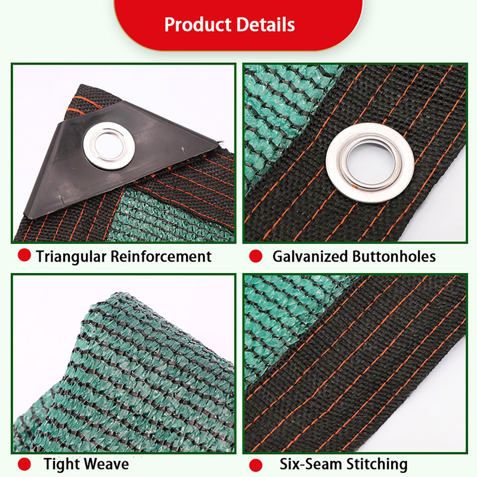 Red de sombra impermeable de alta resistencia, 90 % de bloqueo UV, malla verde, transpirable, tamaños multiusos con ojales (1 x 10 m) para jardín, patio y uso al aire libre