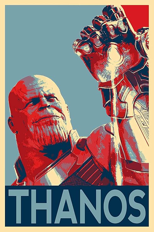 Amazon インテリアポスター プリント サノスイラスト 1 アベンジャーズインフィニティウォーエンドゲームマーベル映画 アートキャンバス絵画 インテリアパネル インテリア絵画 新築飾り 贈り物 サイズ 40x60cm アートフレーム ポスター オンライン通販