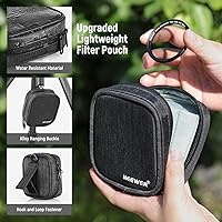 Vista 9 de NEEWER Filtro magnético de 2.047 in para teléfono con anillo adaptador/4 puntos estrella/color verdadero CPL/1/4 filtro de difusión negro compatible