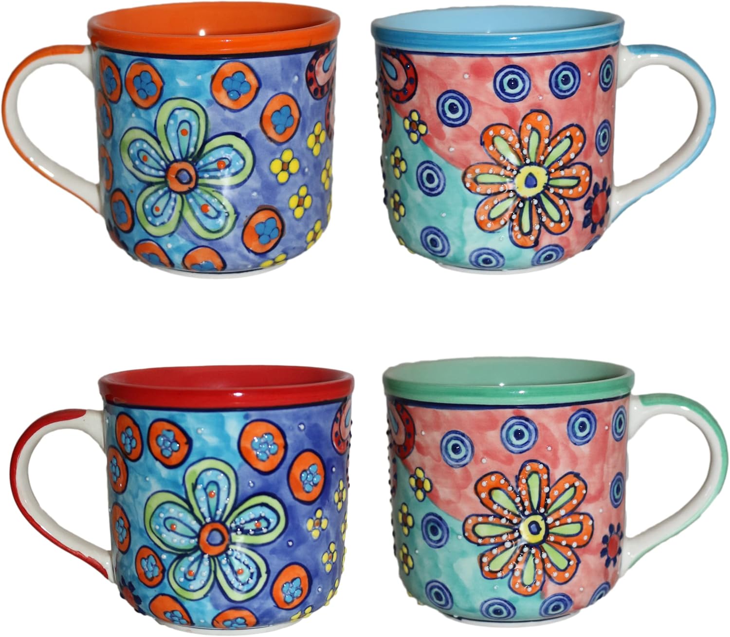 PASSION FOR POTTERY Bloempot Dalia Klei geel 25 cm H 20 cm kopen