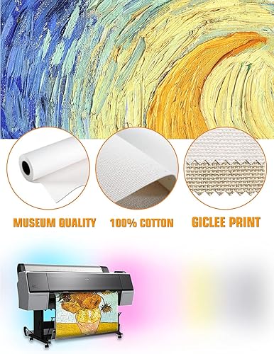 Vista 955 de DECORARTS - Almond Blossom Tree - Vincent Van Gogh Art Reproduction. Giclee Canvas Prints Wall Art for Home Decor 30x24