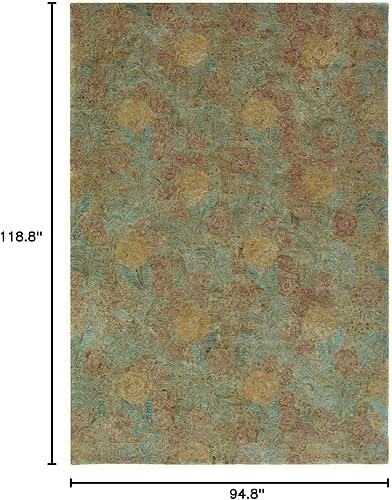 Miniatura 3 de MARTHA STEWART x SAFAVIEH MSR3014B - Alfombra hecha a mano de lana de 7 pies 9 pulgadas x 9 pies 9 pulgadas x 9 pies 9 pulgadas