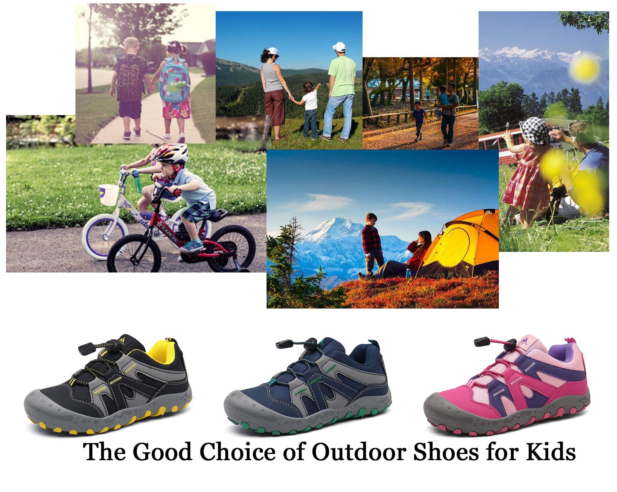 Zapatos Montaña Niña Zapatillas Senderismo Niños Bambas de Ligero para Niñas Calzado Trekking Rosa 36 EU