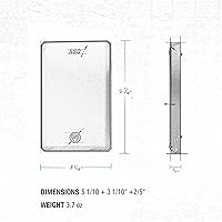 Vista 5 de unidad externa portátil de estado sólido con SSD USB 3.0, rápido, Negro