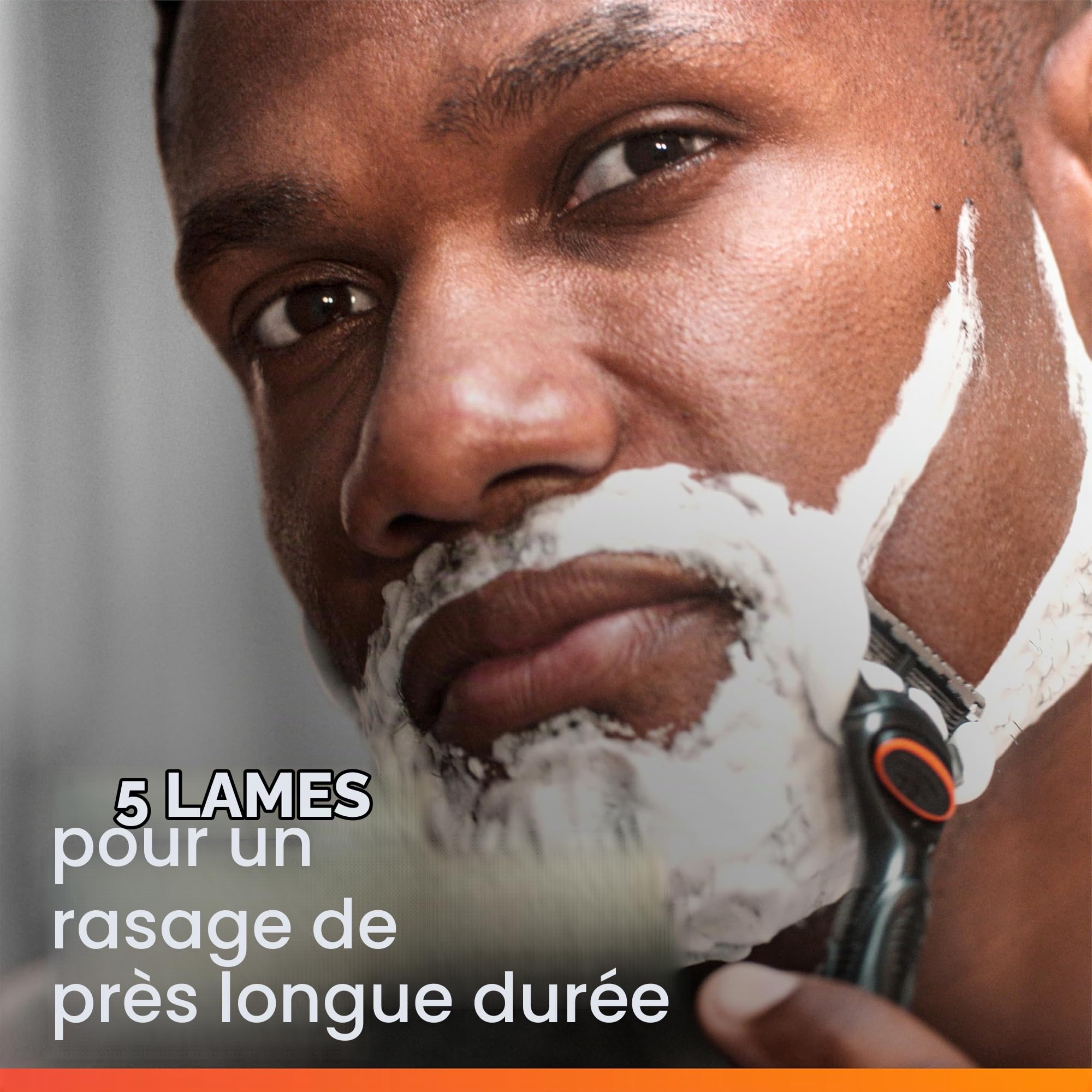 Gillette Fusion5 Hommes 4 Lames de Rasoir Pouvoir