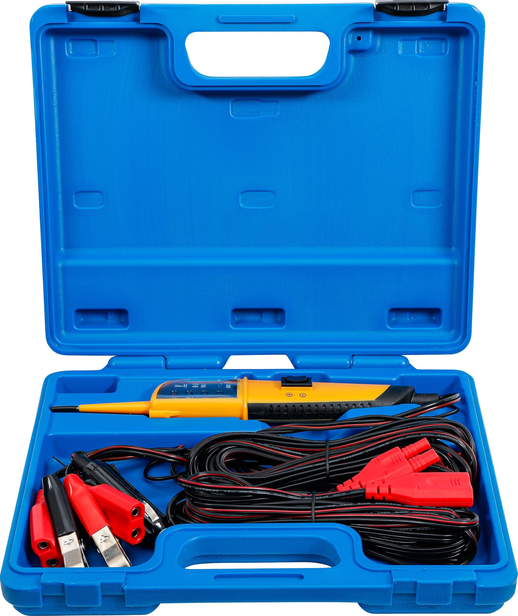 BGS 40100 | Kfz-Multitester | 6-24 V | für Pkw, Lkw, Motorrad | Einhand-Bedienung | LED-Arbeitslicht | positives/negatives Potential | 10 A | Durchgangsprüfer | 6 m Versorgungskabel