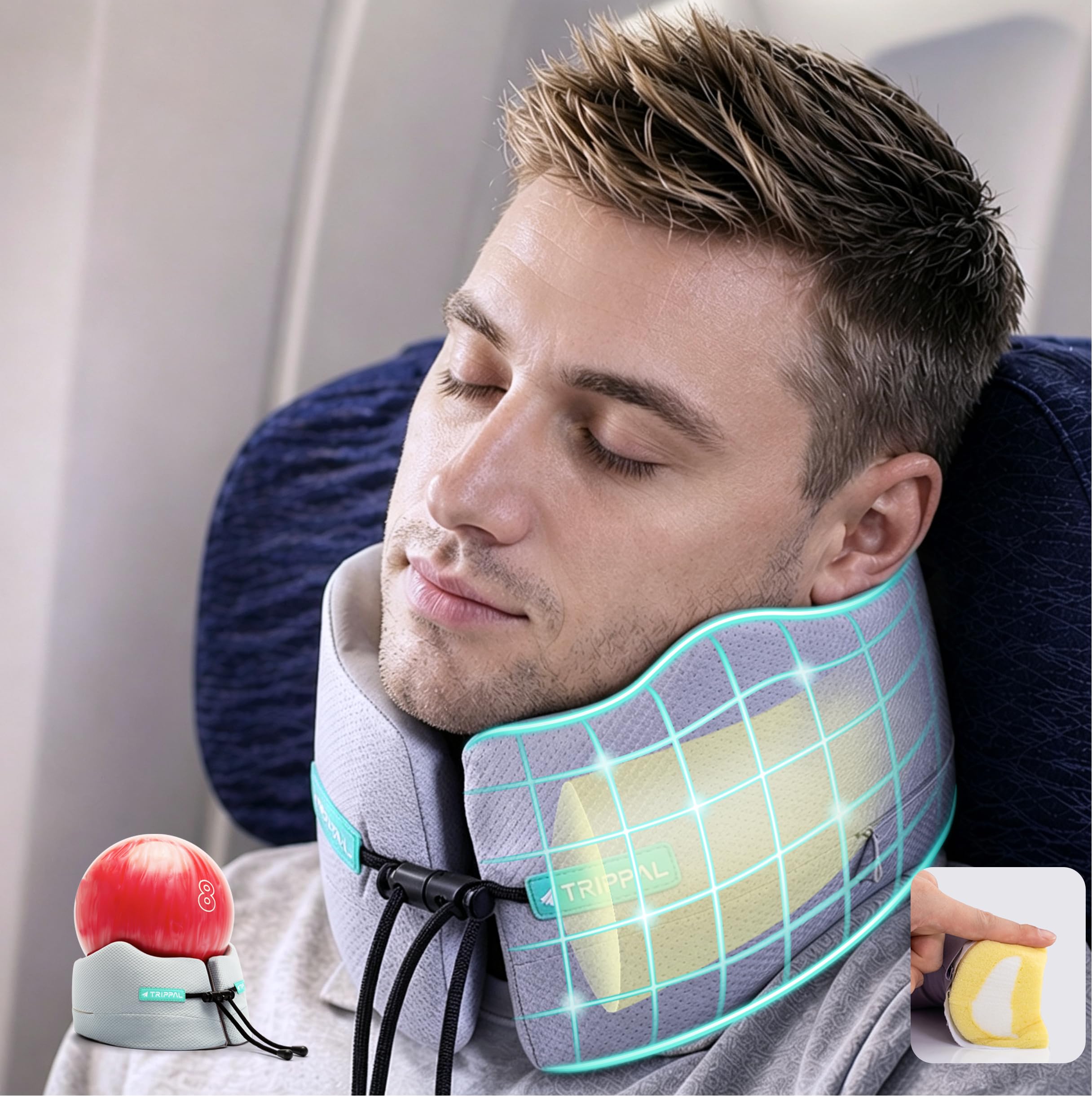 Photo 1 of TripPal Side Support Travel Pillow
