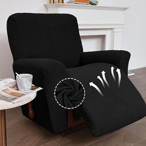 Miniatura 2 de KEKUOU Fundas para sillas reclinables, fundas elásticas para sofá reclinable de Lazy Boy, 1 pieza, protector de muebles con parte inferior elástica