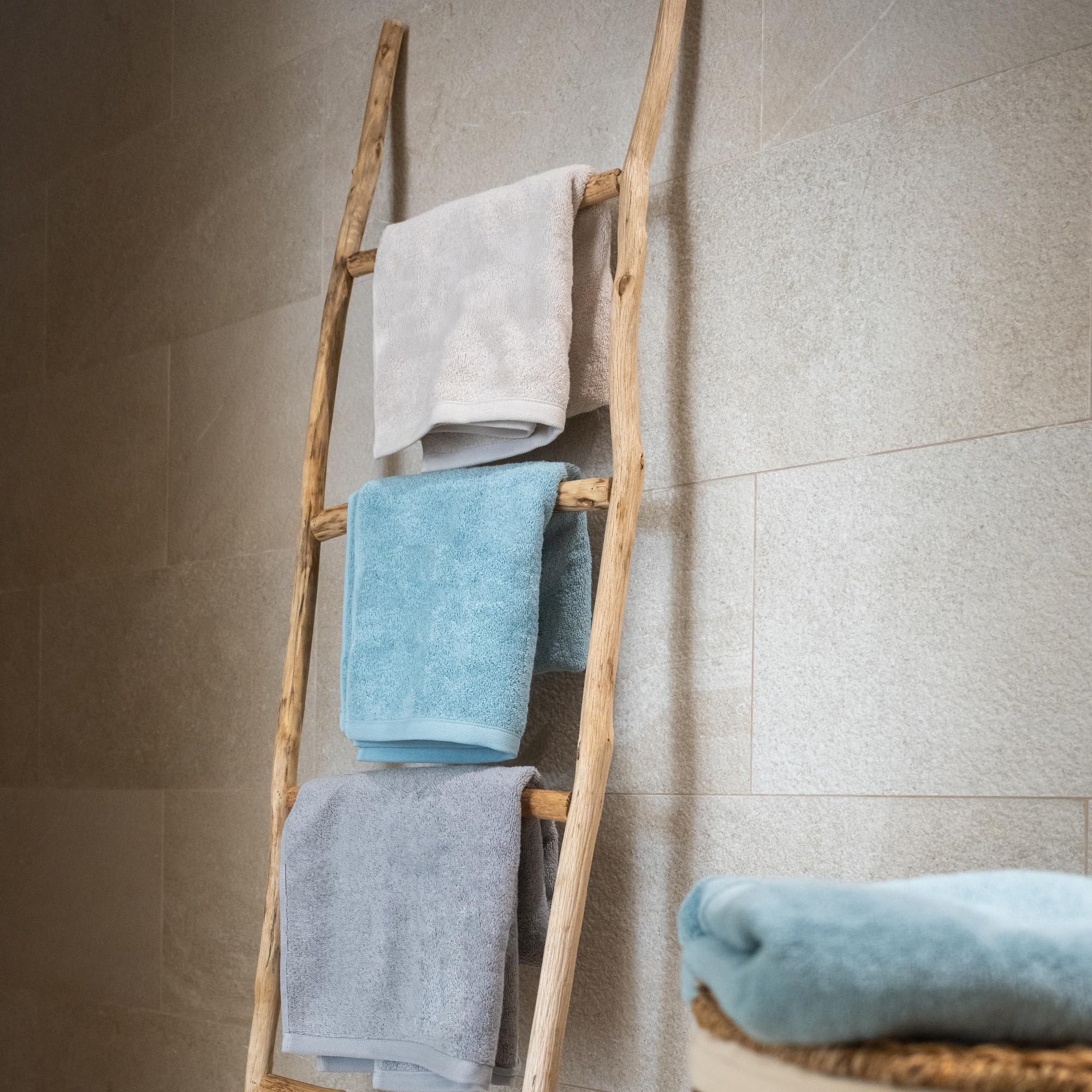 homewell Set di asciugamani morbido e assorbente, 100% cotone, Oeko - Tex 100 certificato