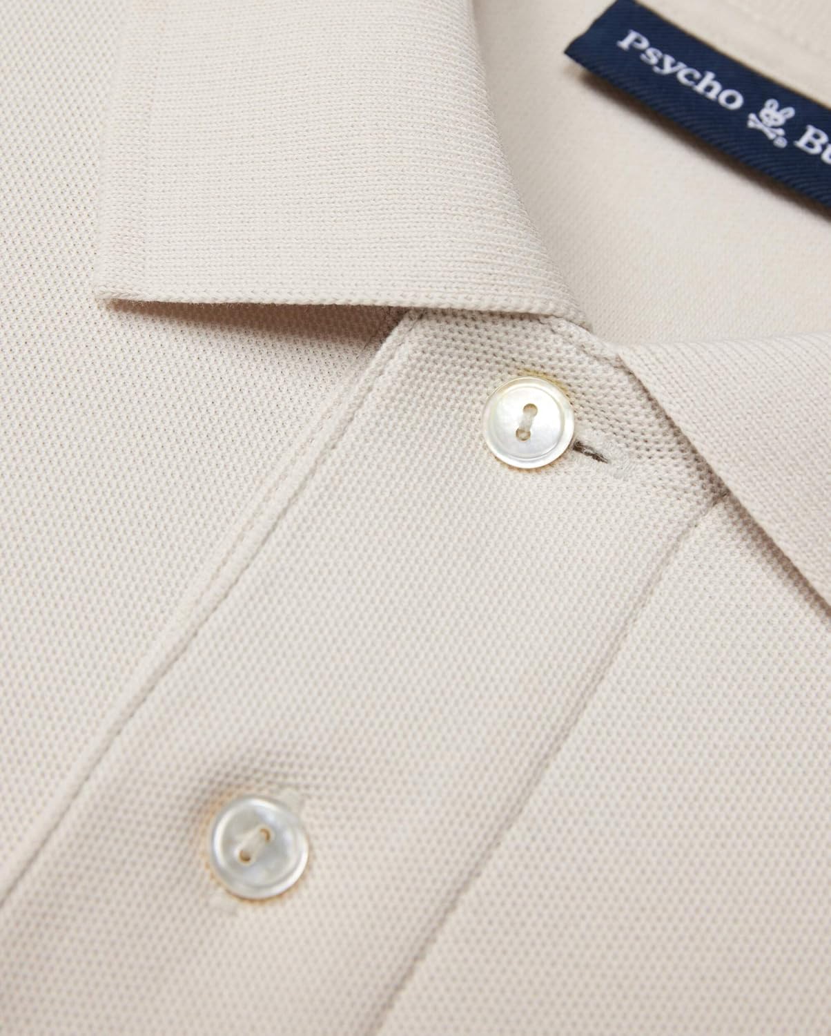 Mens Classic Pique Polo Shirt - B6K001CRPC - Image 4