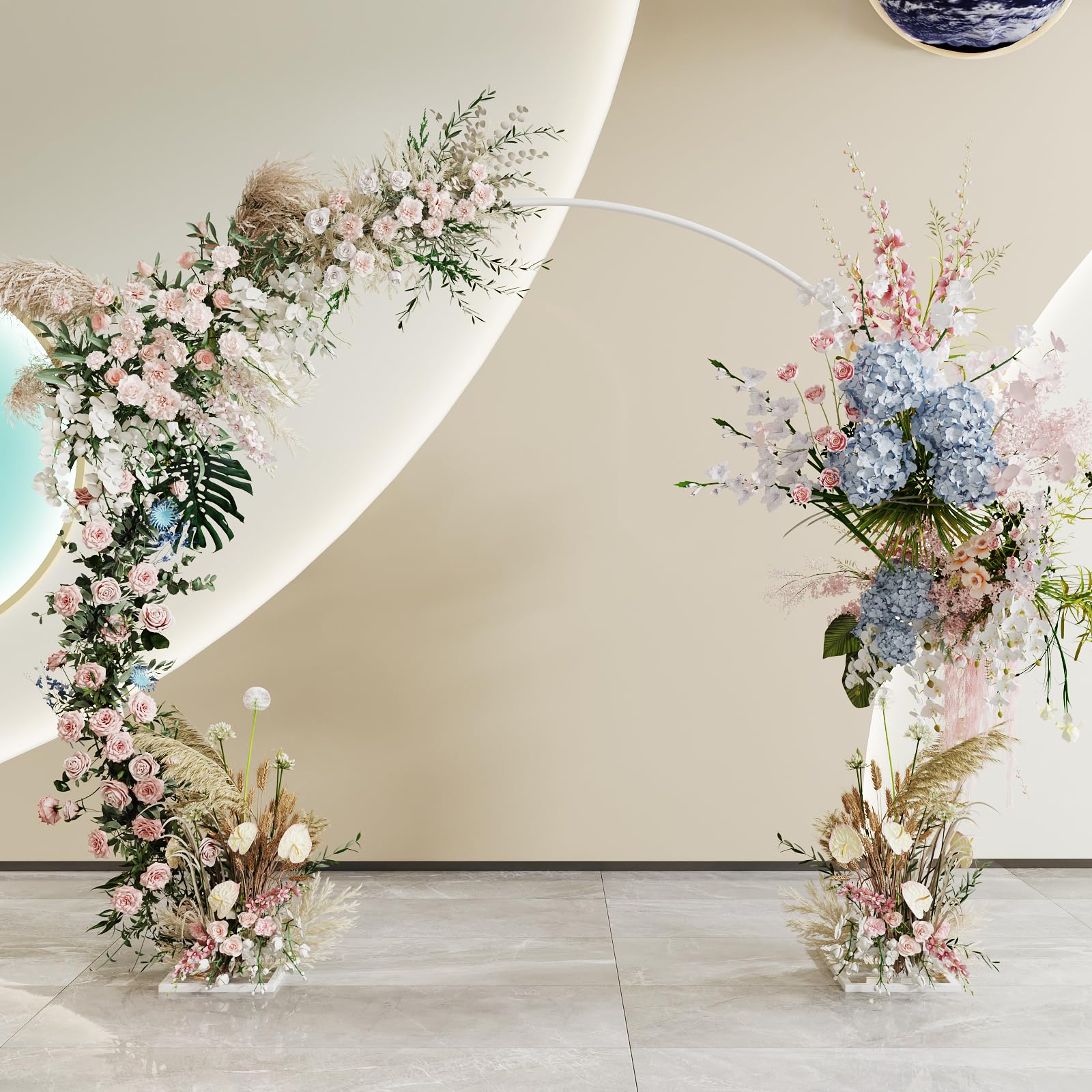 Amazon | YASICA フラワーアーチ バルーンアーチ 園芸 アーチ ガーデン