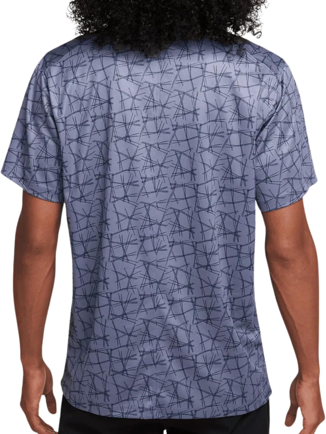 Nike Men's Dri-FIT Victory Golf Polo Light Carbon | Black (Print) Medium - Image 2