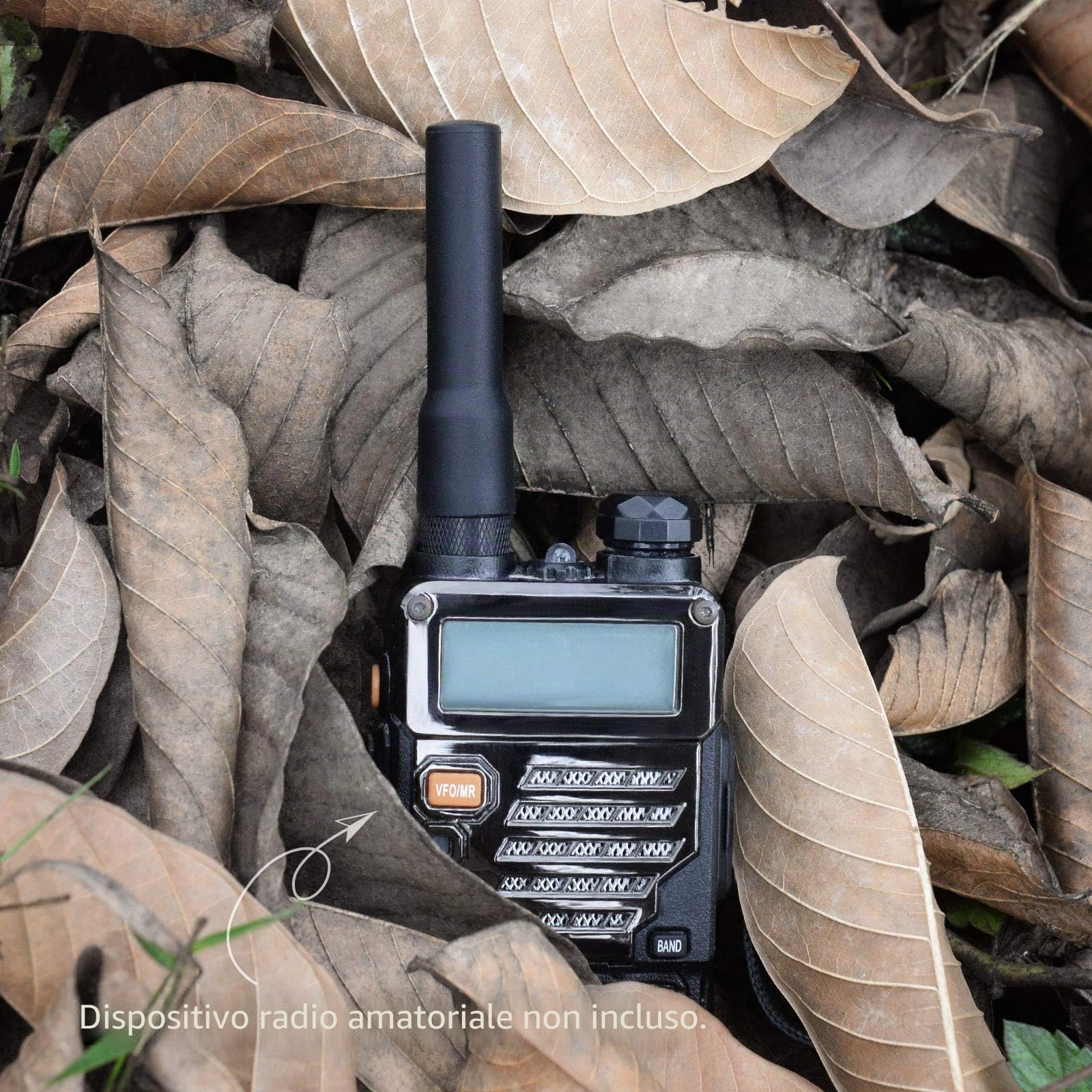 Bingfu Antenna VHF UHF 144/430 MHz SMA Femmina Compatibile BaoFeng UV-5R Walkie Talkie Radio, 2 Pezzi