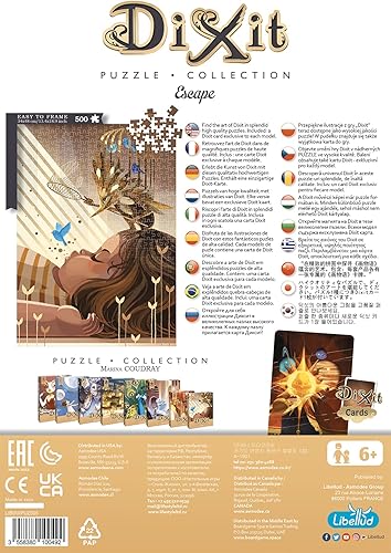 Miniatura 4 de Dixit Escape - Rompecabezas de 500 piezas  Divertido rompecabezas para niños y adultos  Fácil de enmarcar  Incluye una exclusiva tarjeta Dixit
