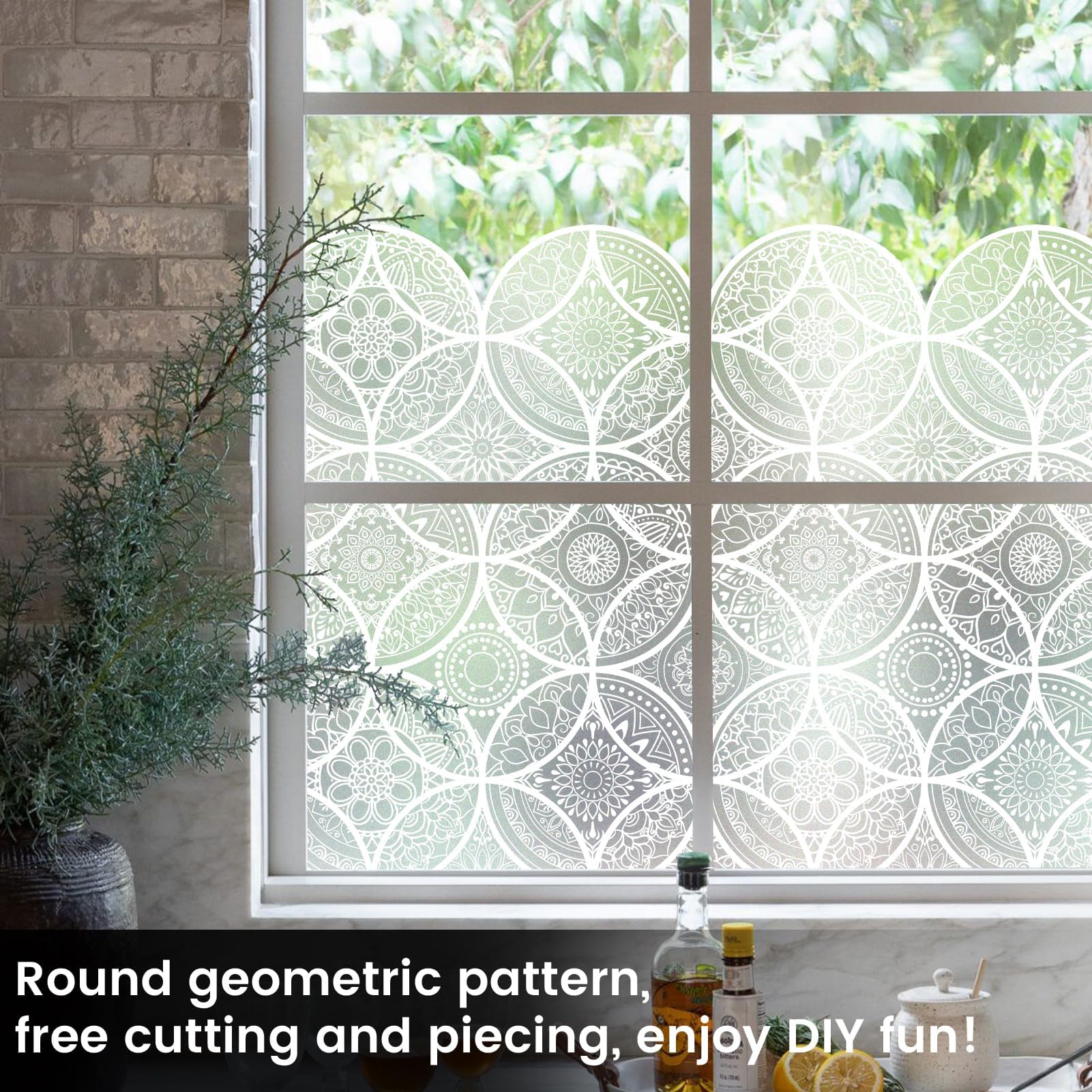 dktie Película de vinilo no adhesiva para ventana, película de privacidad para baño, ducha, puerta, control de calor, anti UV, 90 x 200 cm, color blanco