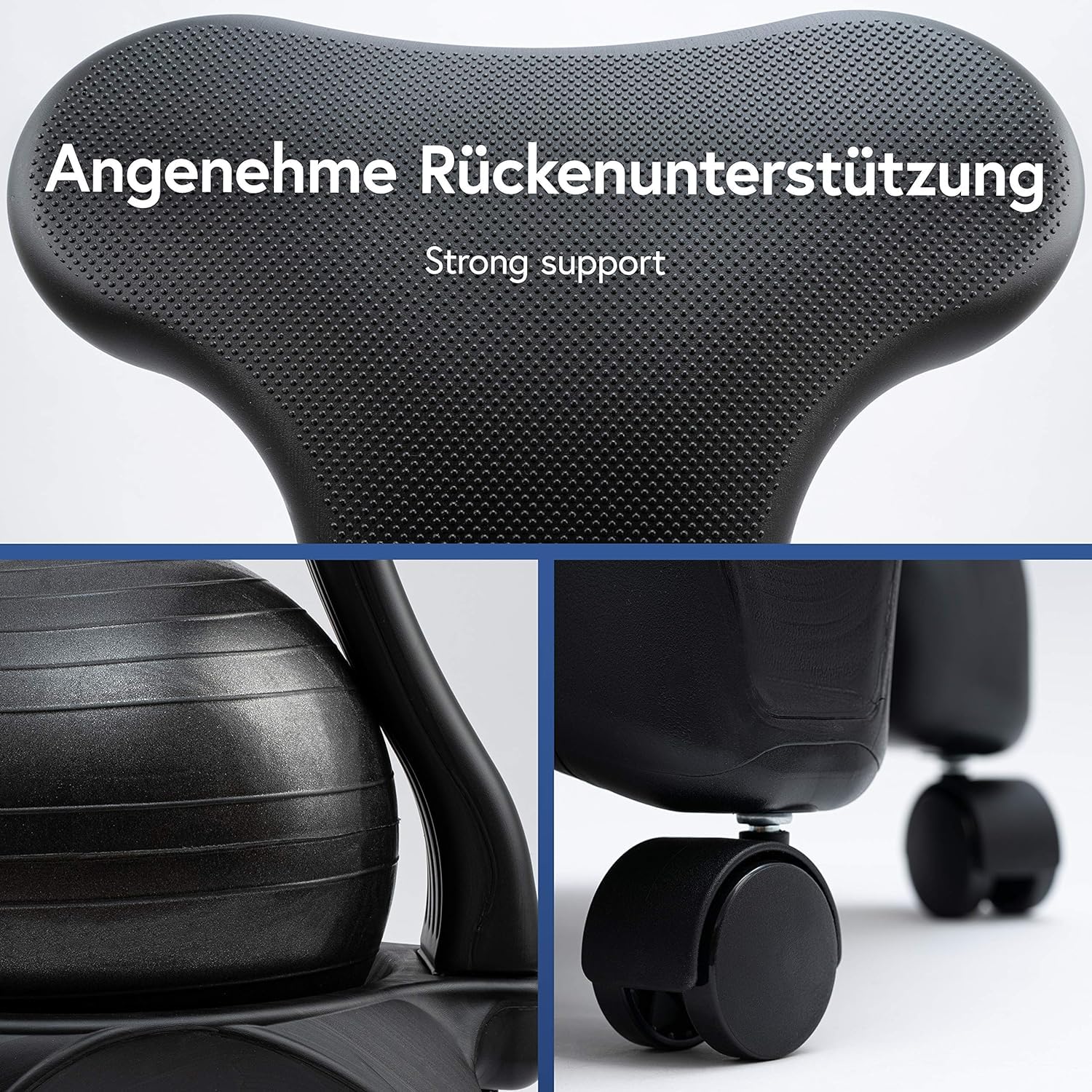 Bestmann Ball Chair I Balance Chair with Wheels