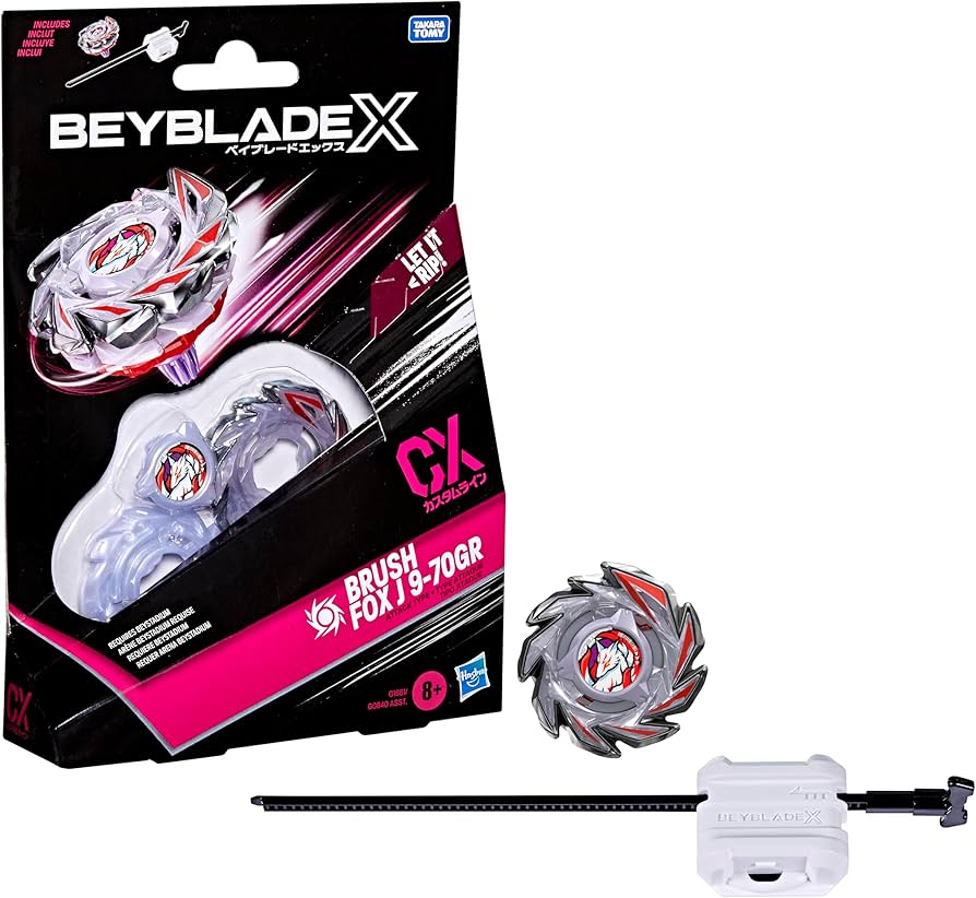 Amazon.com: BEY BLADE X Brush Fox J 9-70GR CX Starter Pack Set