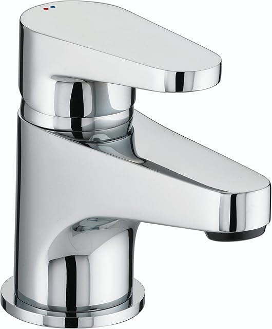 Bristan QST BAS C Quest Basin Mixer with Clicker Waste - Chrome Plated