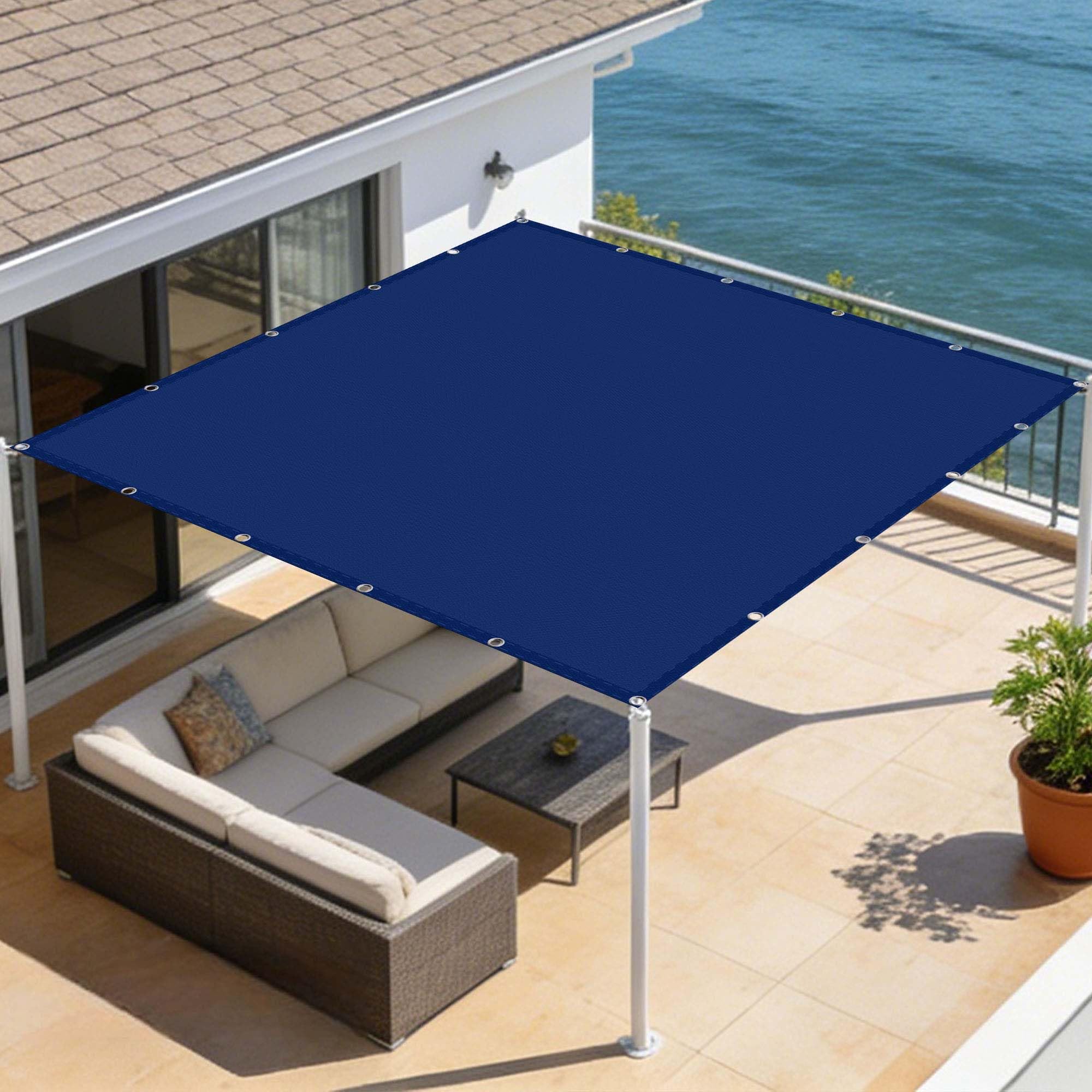 Voiles d'ombrage imperméable anti UV pour stopper le vent du balcon