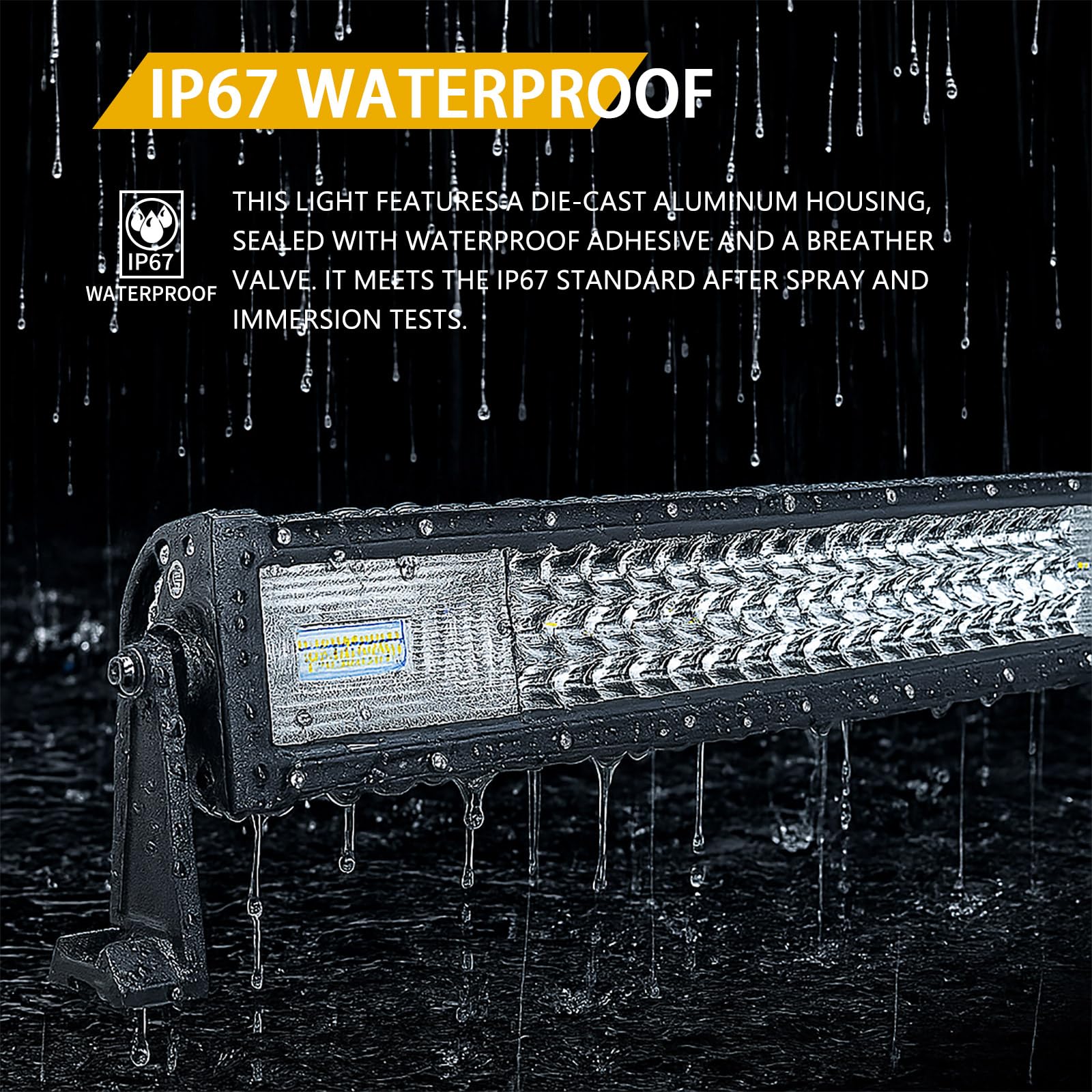 Willpower Listwa LED z uchwytem magnetycznym i okablowaniem 32 cale 405 W kombinacja punktowa i rampy powodziowej LED do 4x4 samochodów ciężarowych ciągników SUV ATV 4x4