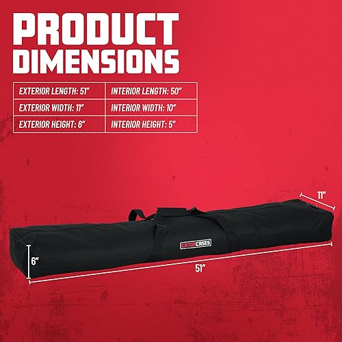 Vista 22 de Gator Maletín Bolsa de transporte con interior de 50 pulgadas; Sostiene (2) altavoz, micrófono o soportes de iluminación (GPA-SPKSTDBG-50)