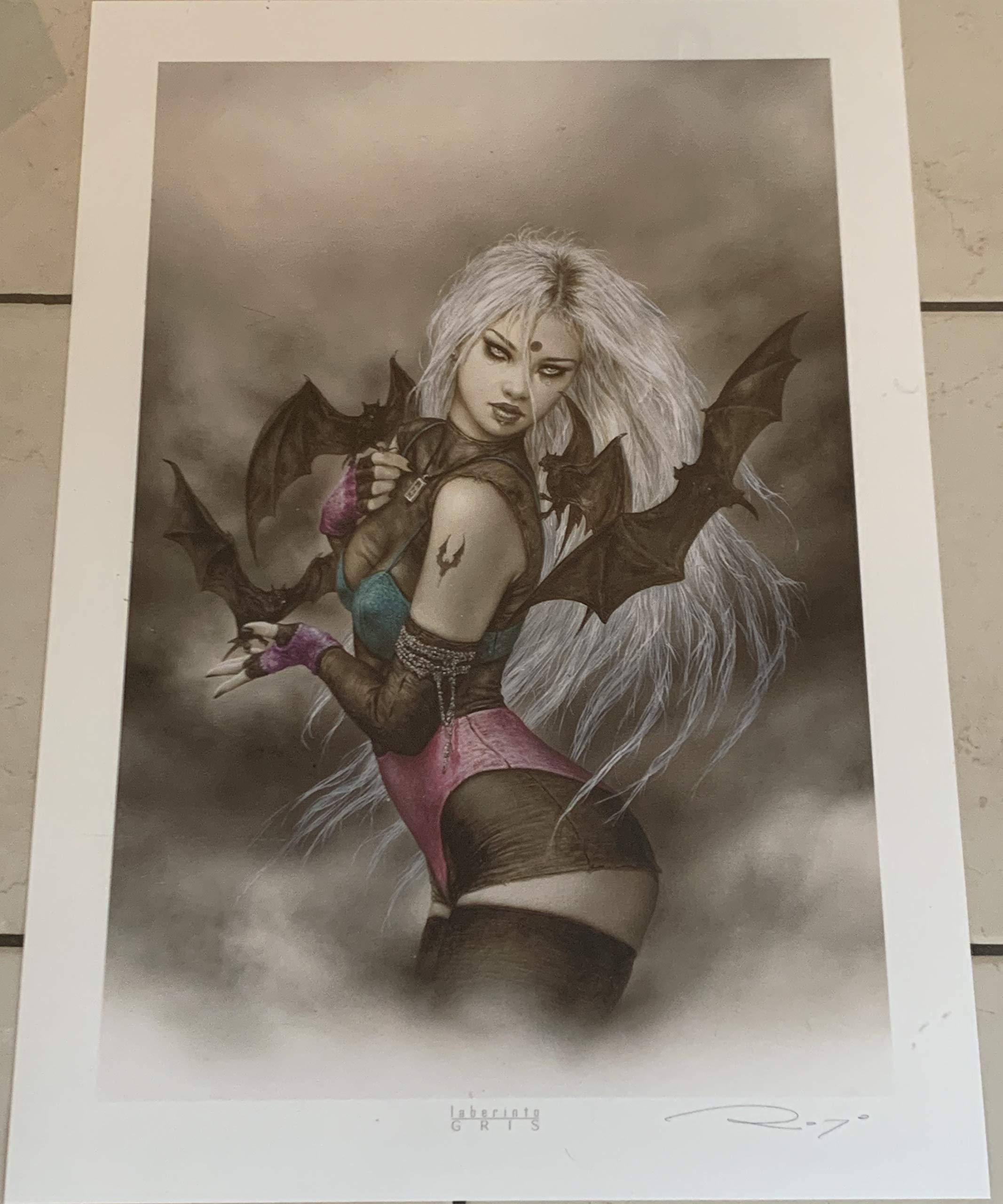 Affiche Luis ROYO Cover New Remastered MALEFIC 40x57cm pour déco
