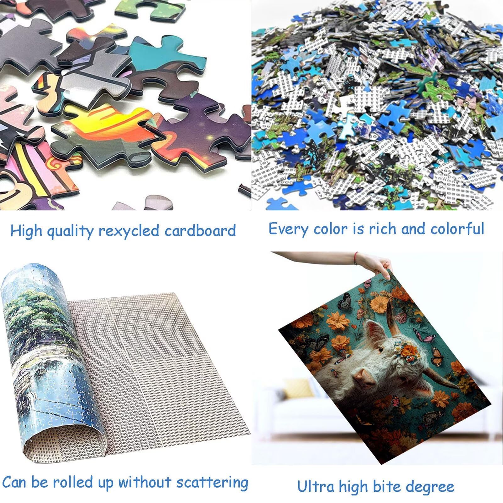 Puzzle 2000 elementów wołowina dorosły motyl 100 x 70 cm unikalne rzemiosło klasyczne 3D drewniana układanka do rodzinnych gier biznesowych, układanka zrób to sam do dekoracji ścian domu, prezenty C