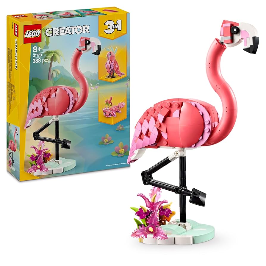 flamingomiletグッズ Amazon.com: Lego Creator Animal: Pink Flamingos Toy Toy