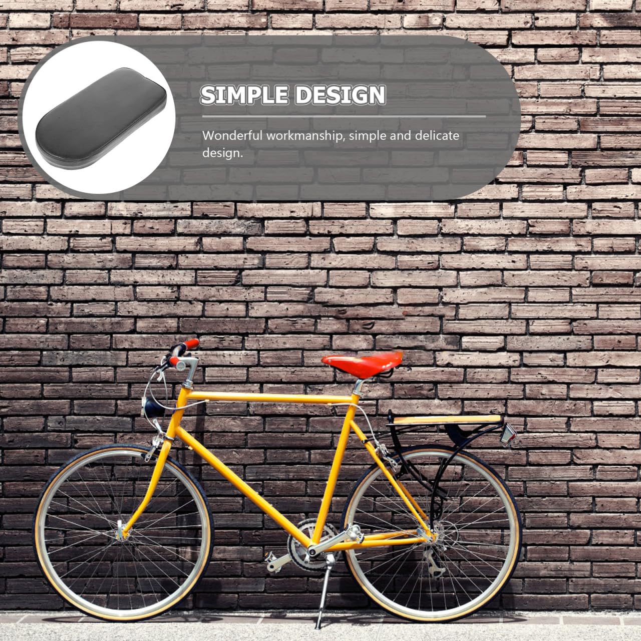 Sosoport Coussin De Siège Arrière De Vélo Épais Artificiel Confort Optimal pour Passagers pour Adultes Et Design Pratique Et pour Cyclisme