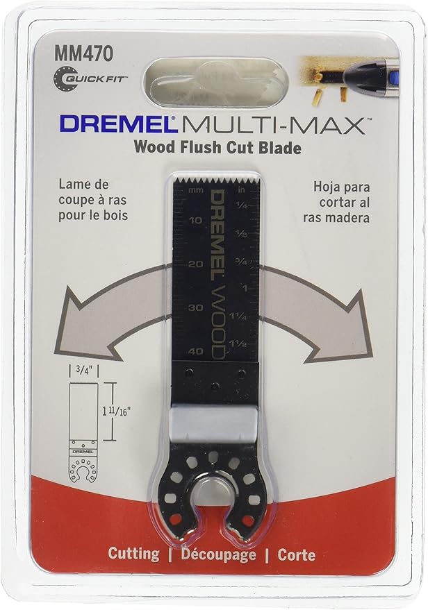 Dremel MM470 MultiMax Longer Flush Cutter Oscillating Tool Accessory