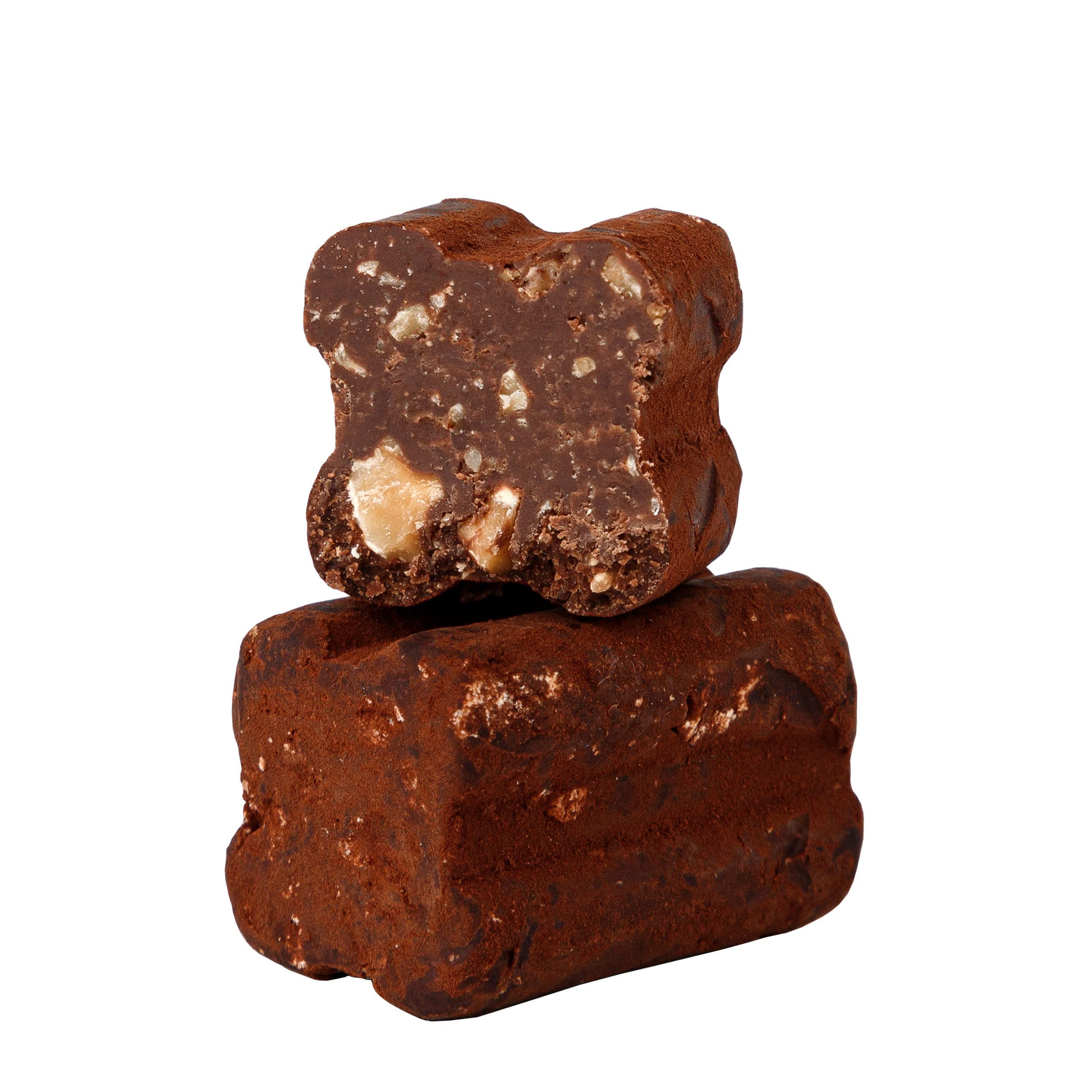 GUSTONE. Tartufi dolci gianduja 70 Stück je 14g Antica Torroneria 1kg | Schokoladentrüffel, italienische Confiserie-Tradition, 48% Kakao, glutenfrei, schönes Gastgeschenk