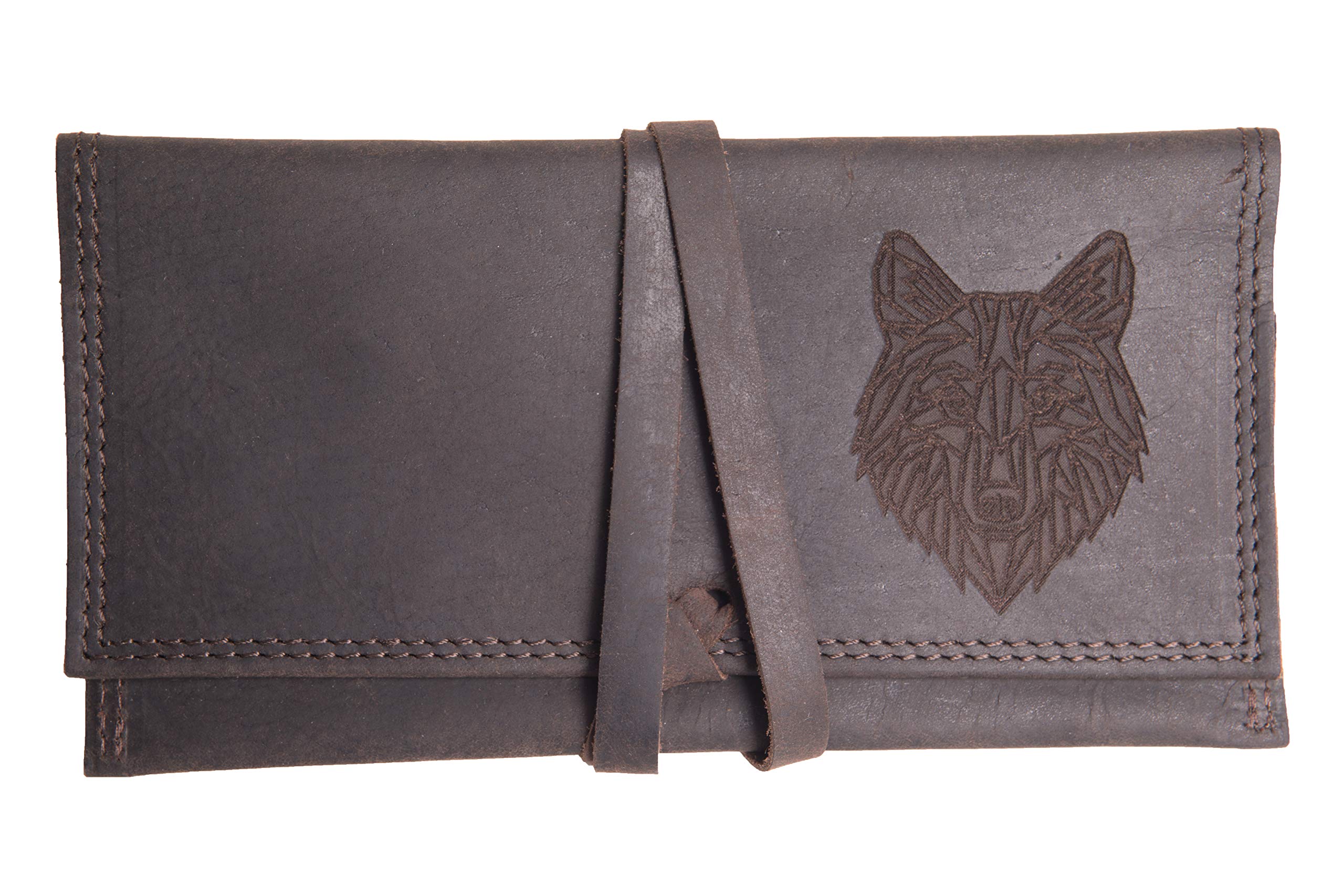 ANDERS Tobacco Pouch in Old Used Vintage Look Leather Design Germany