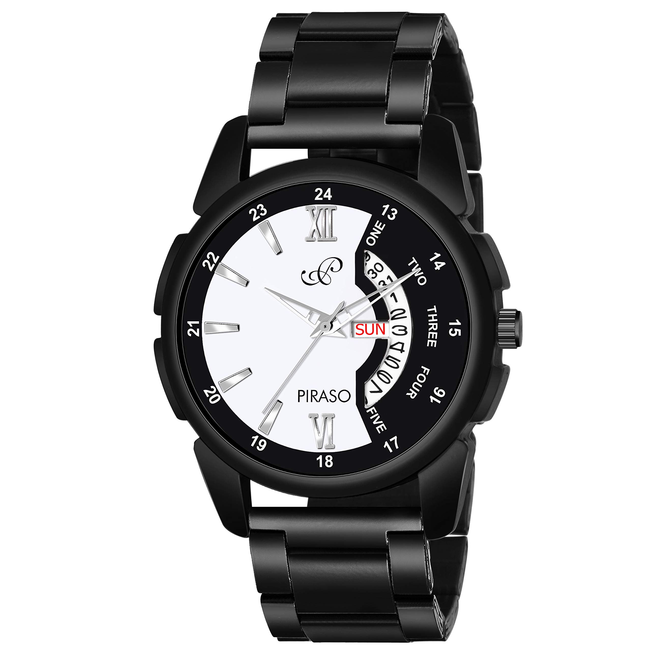 Piraso Analog Black Dial Mens Watch-D&D-16 (B0822LDN14) Amazon Price History, Amazon Price Tracker