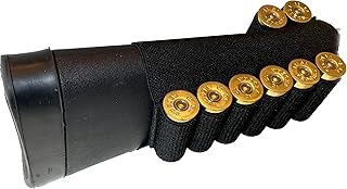 8 Shell Buttstock Shotgun Shell Holder-with No Slip Rubber - if You Want it to Stay Put, on Your Gun Stock - FUEL THE ARMY