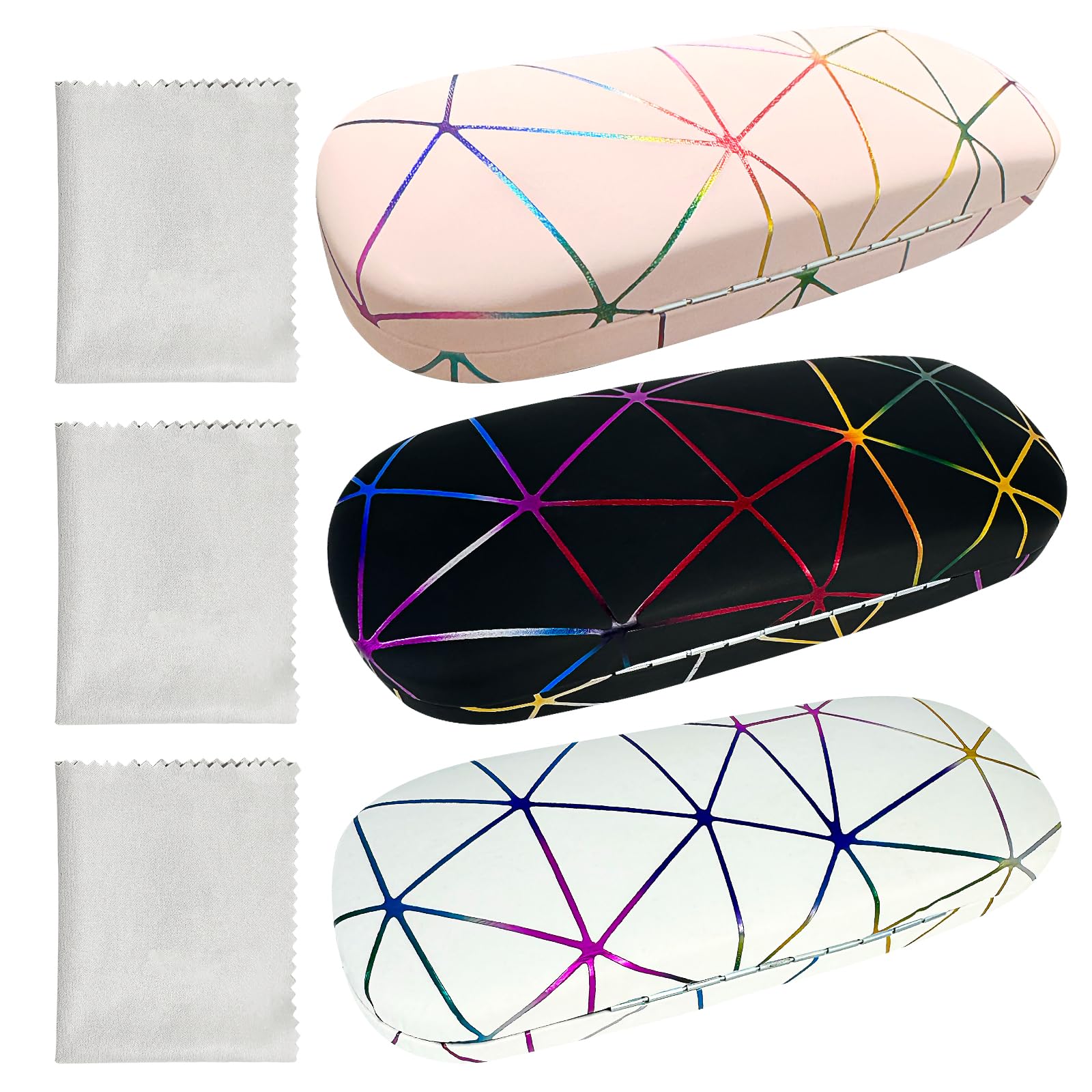 Custodia Occhiali Rigida Fintie In Alluminio - Con Panno Pulizia, Chiusura Magnetica, 14.7x4.6x2.5cm - Foto 8