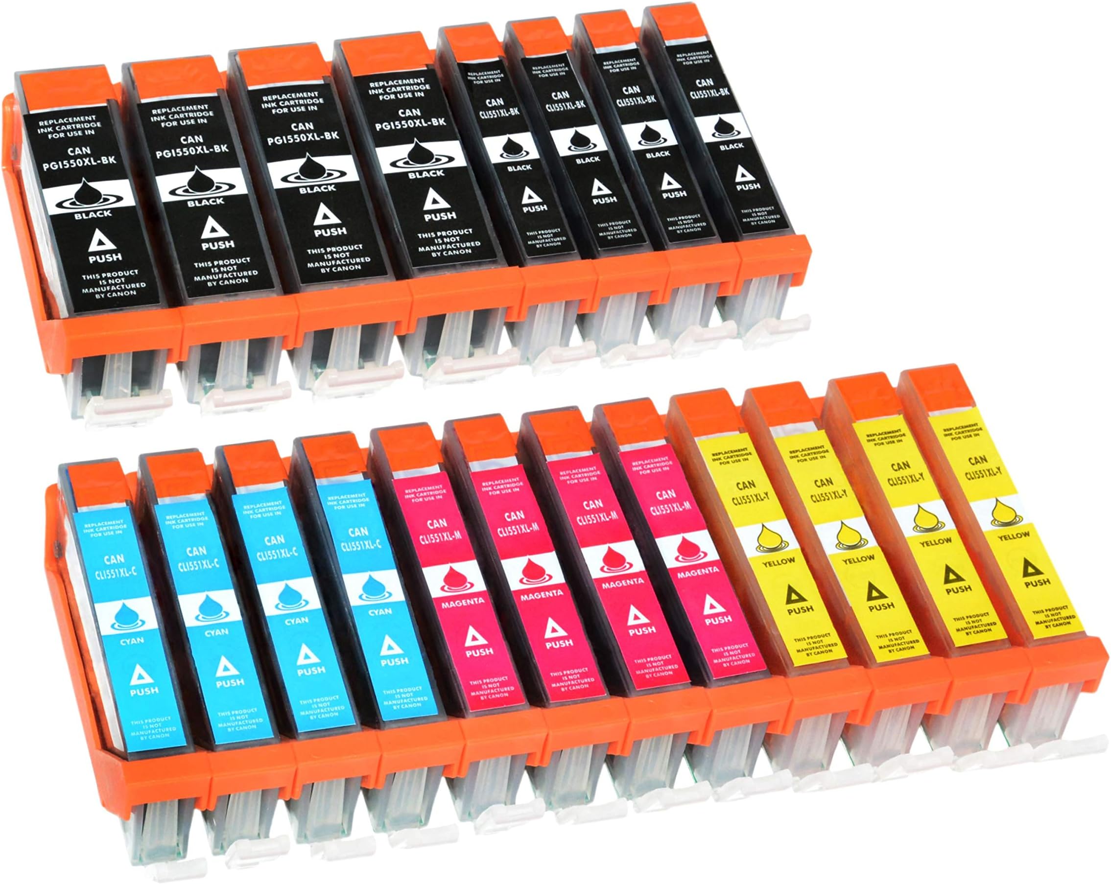 Nachfüll Patronen für Canon PGI-580 CLI-581 TS705 TS6150 TS6250 TS6350 TS7550 eB