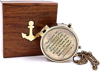 OCEAN REPLICAS for I Know The Plans I Have for You Engraved Compass, Jeremiah 29 11, Baptism Gifts, Best Easter, Birthday, Mothers Day, Fathers Day, Graduation Gift, Wedding Gifts.