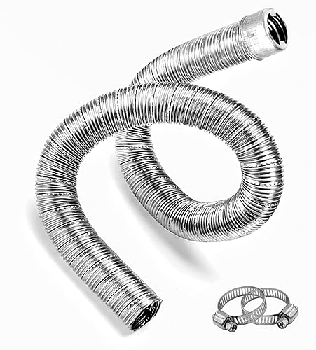 1 paquete de tubo de escape de doble capa para calentador de aire diésel, manguera de escape para Webasto Eberspacher con campamentos, diámetro