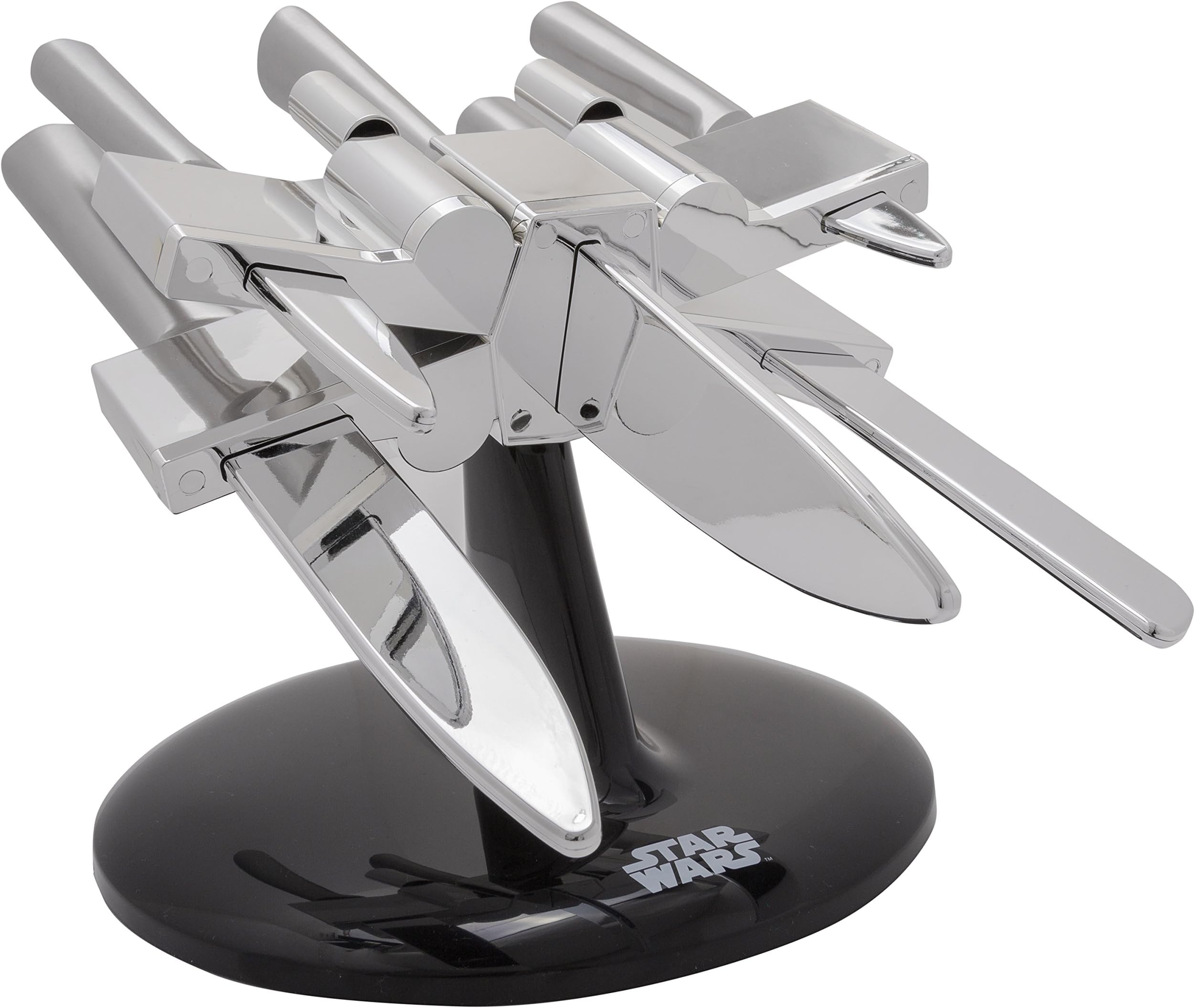 Funko 1455.8245.71 Star Wars X-Wing Knife Block, Set of 5, Silver