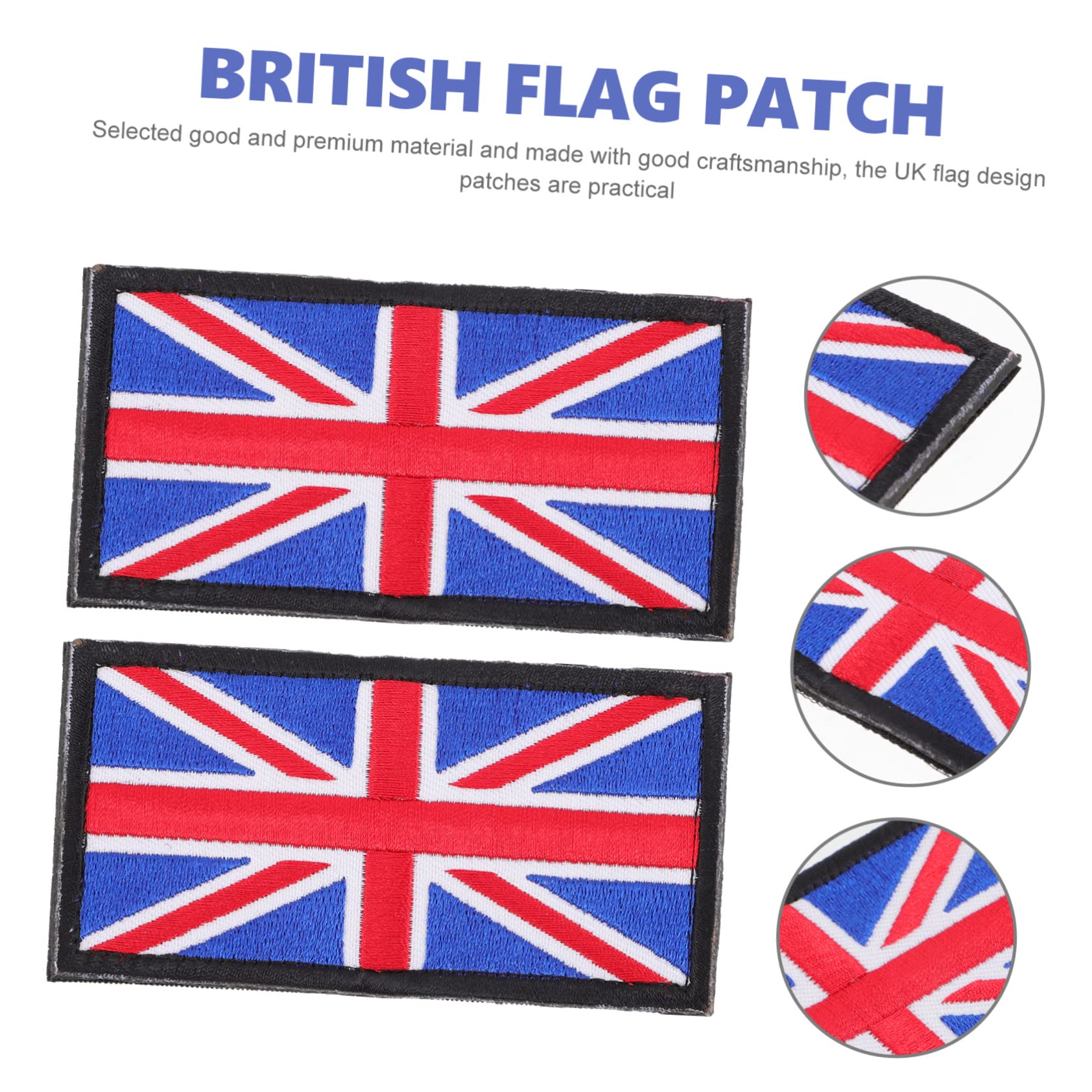TEHAUX 10pezzi Toppe Ricamate Bandiera Del Unito Patch Termoadesive Per Abbigliamento e Accessori Per Riparazioni e Decorazioni Su Borse Cappelli e Scarpe