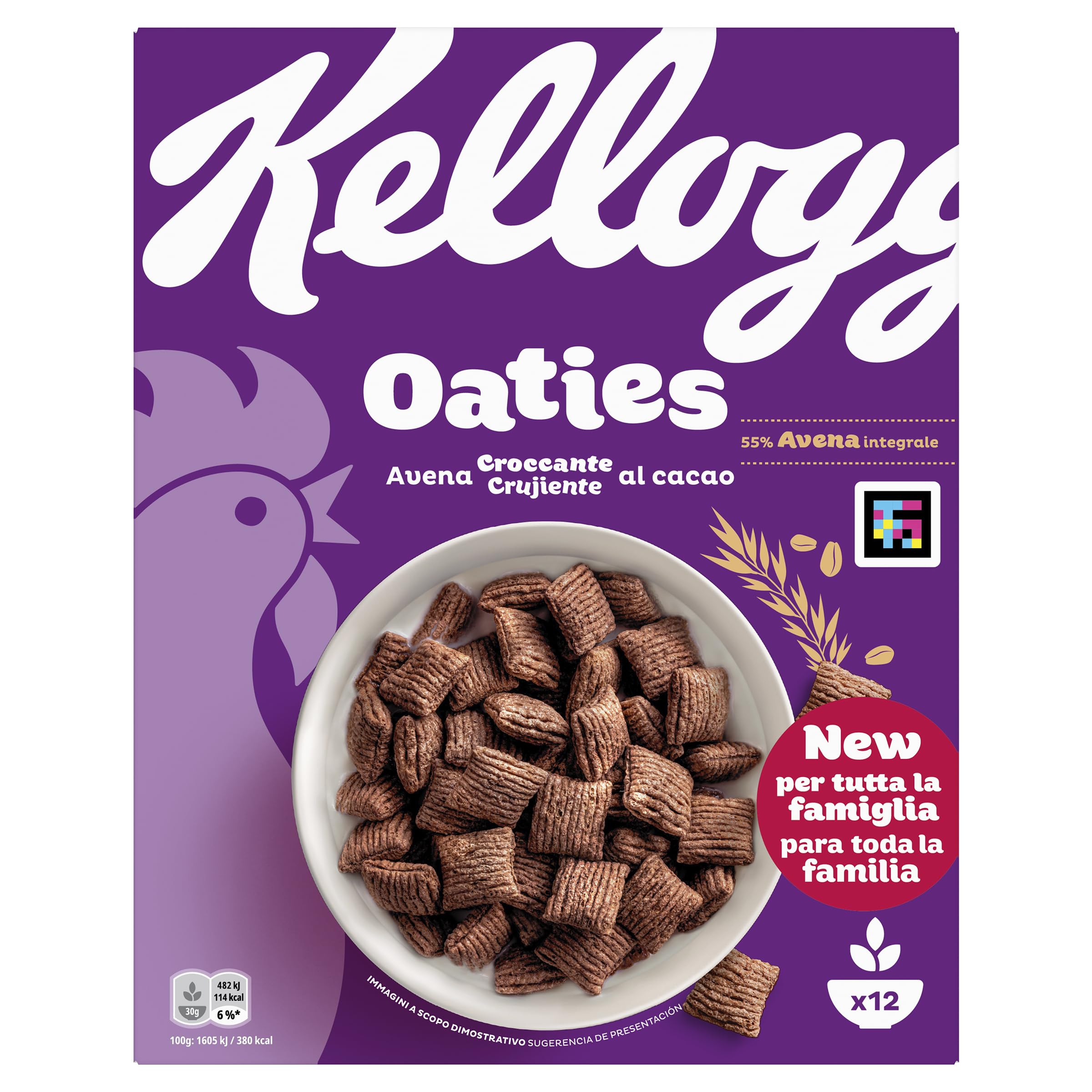 Kellogg's Oaties Chocolate 360g